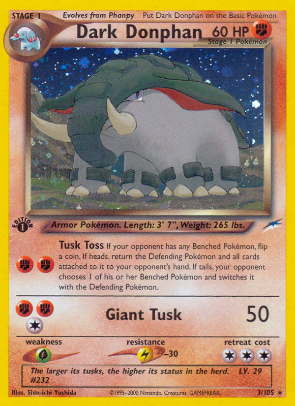 Dark Donphan 1st ed. 3/105