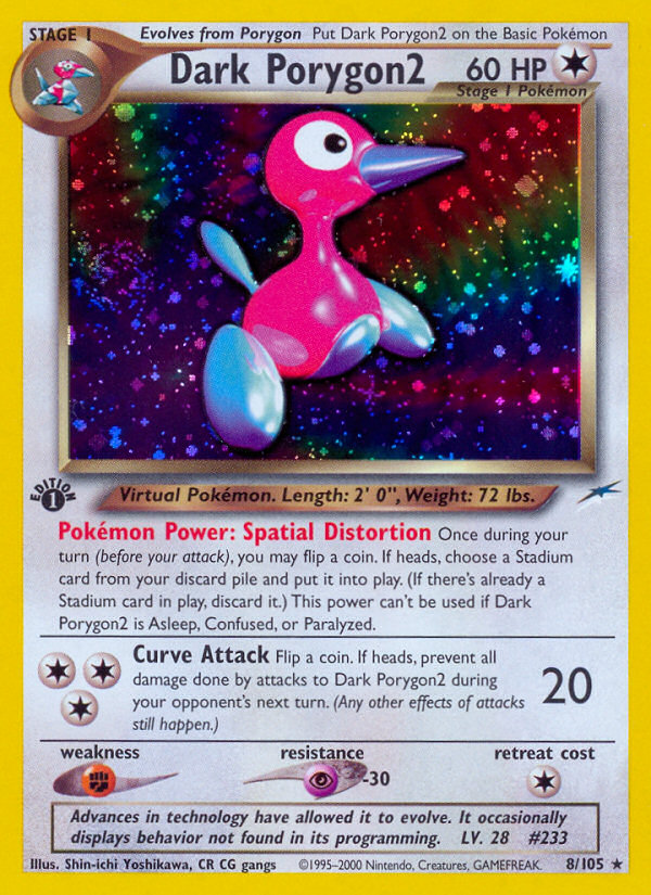 Dark Porygon2 1st ed. 8/105