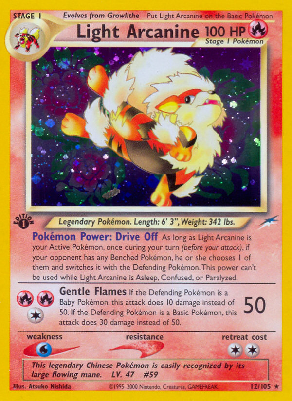 Light Arcanine 1st ed. 12/105