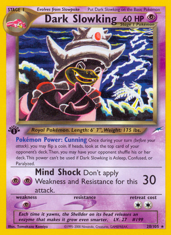 Dark Slowking 1st ed. 20/105