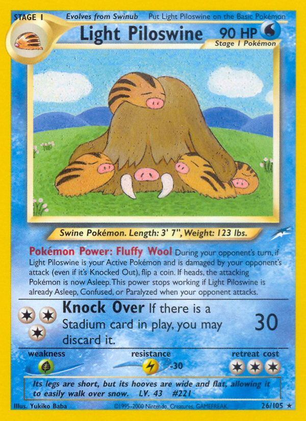 Light Piloswine 26/105