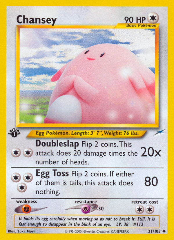 Chansey 1st ed. 31/105