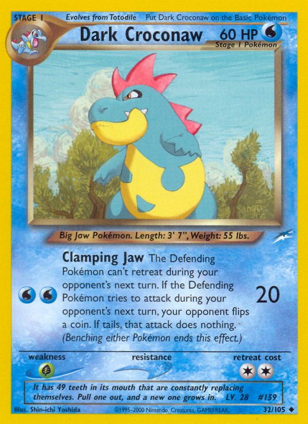 Dark Croconaw 32/105