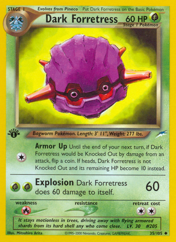 Dark Forretress 1st ed. 35/105