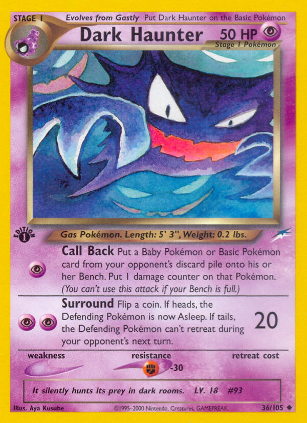 Dark Haunter 1st ed. 36/105