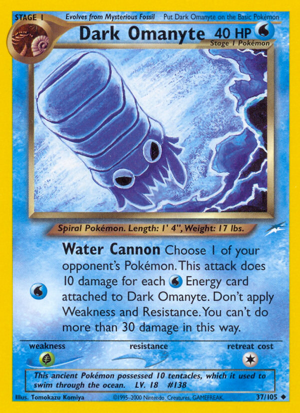 Dark Omanyte 37/105