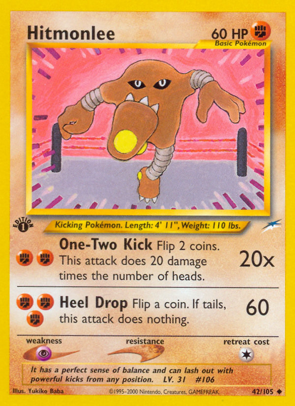Hitmonlee 1st ed. 42/105