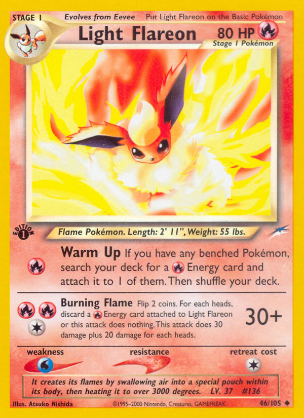 Light Flareon 1st ed. 46/105