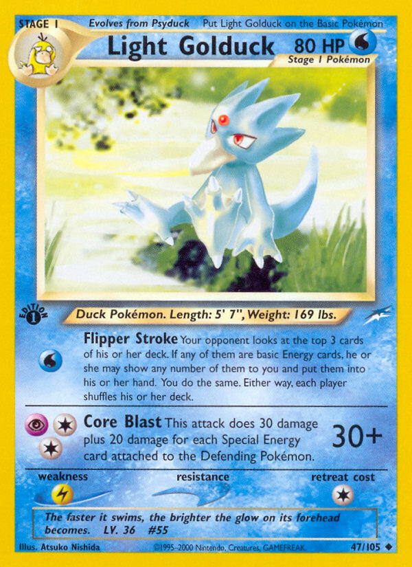 Light Golduck 1st ed. 47/105