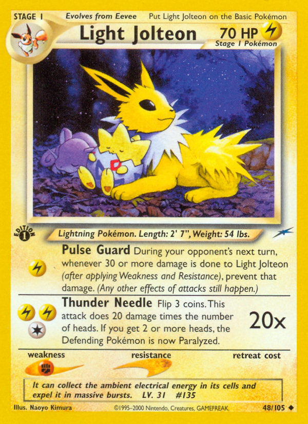 Light Jolteon 1st ed. 48/105