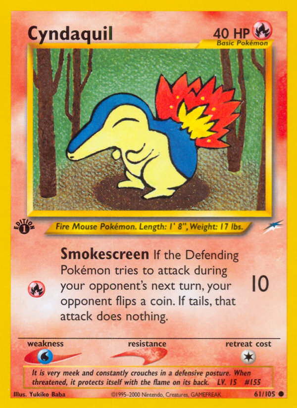 Cyndaquil 1st ed. 61/105