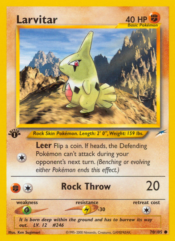 Larvitar 1st ed. 70/105