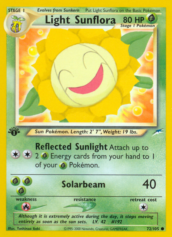 Light Sunflora 1st ed. 72/105