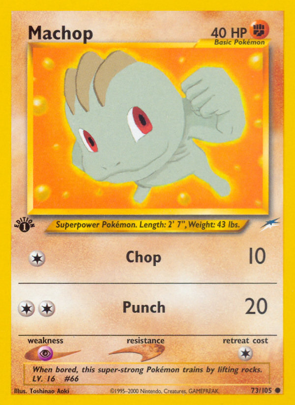 Machop 1st ed. 73/105