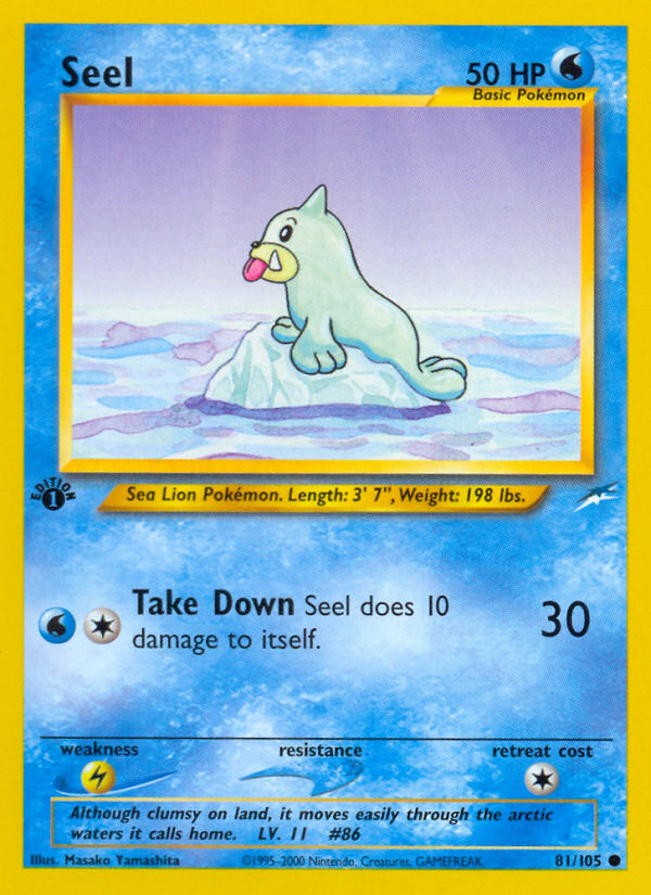 Seel 1st ed. 81/105