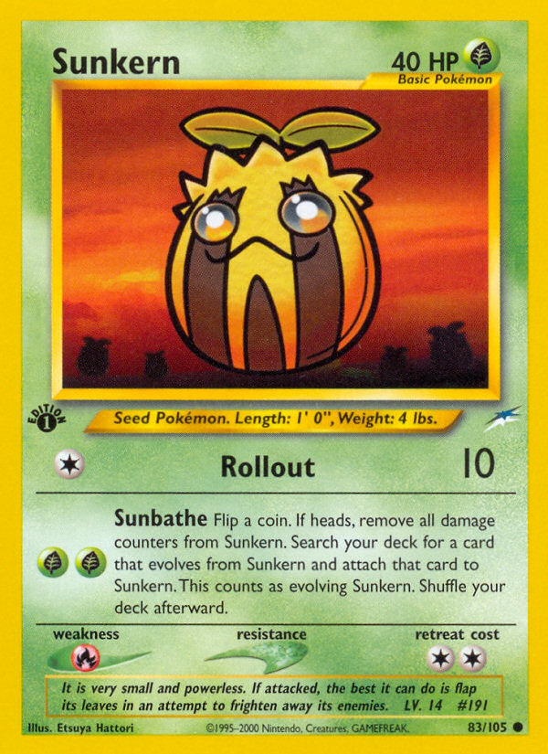 Sunkern 1st ed. 83/105
