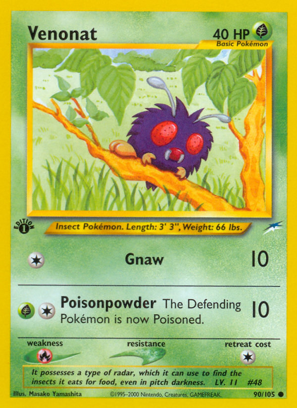 Venonat 1st ed. 90/105