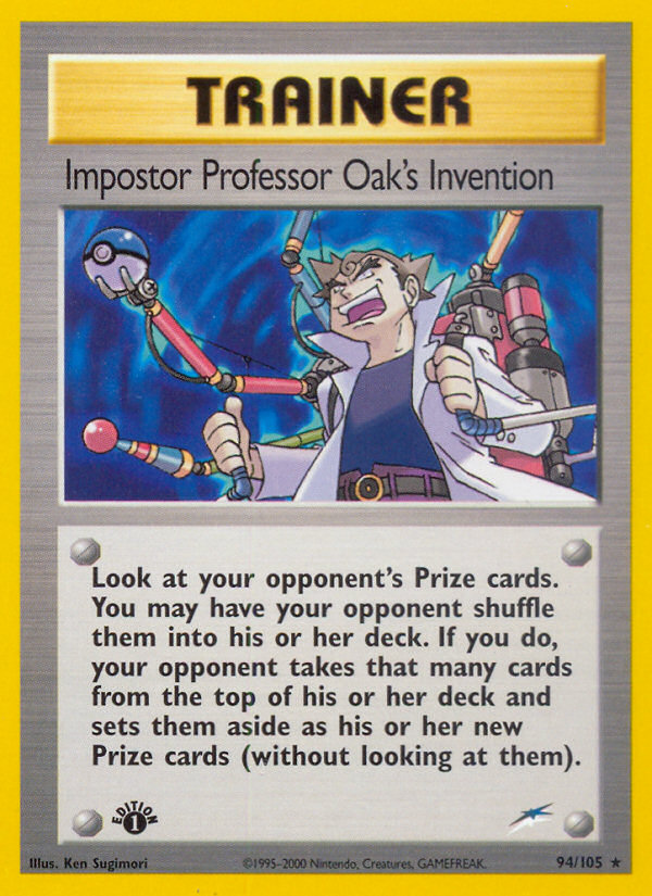 Impostor Professor Oak's Invention 1st ed. 94/105