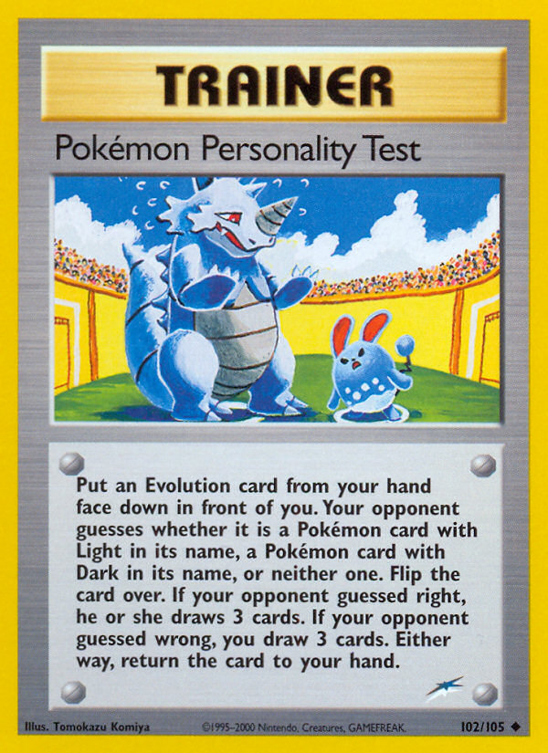 Pokémon Personality Test 102/105