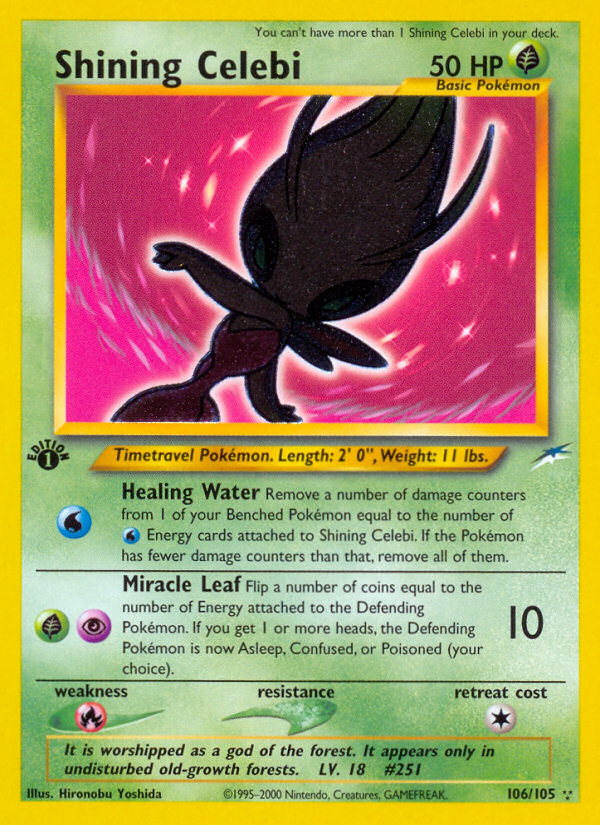 Shining Celebi 1st ed. 106/105