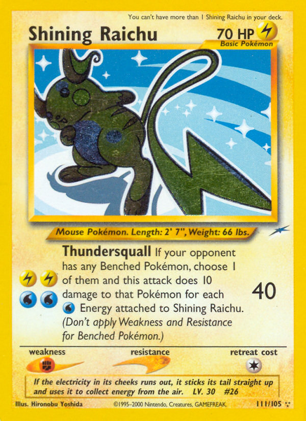 Shining Raichu 111/105