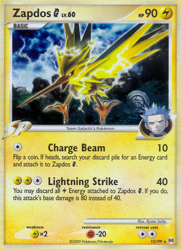 Zapdos Pokémon G 12/99