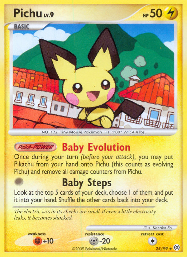 Pichu 25/99 Reverse holo