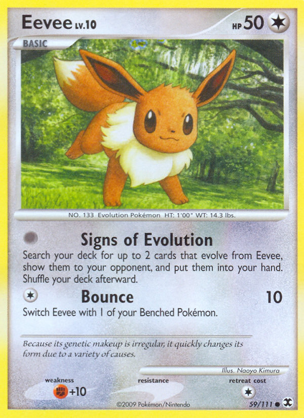 Eevee 59/111 Reverse holo