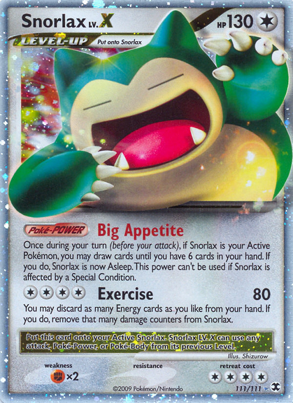 Snorlax LV.X 111/111