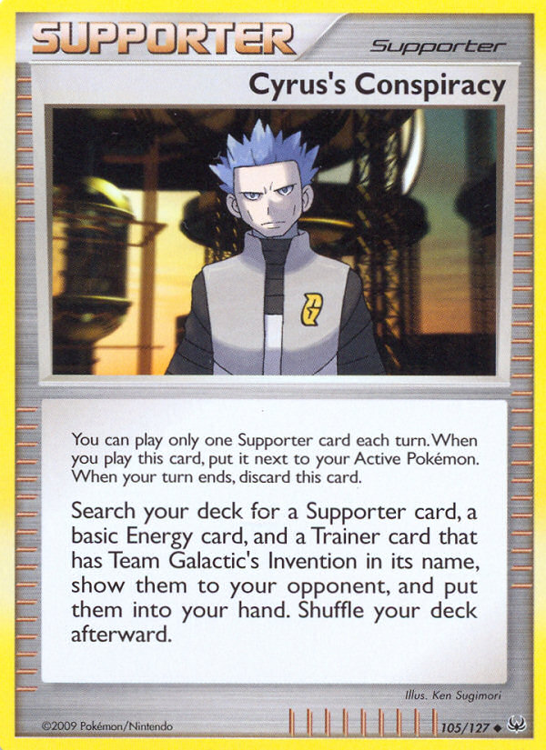 Cyrus's Conspiracy 105/127 Reverse holo