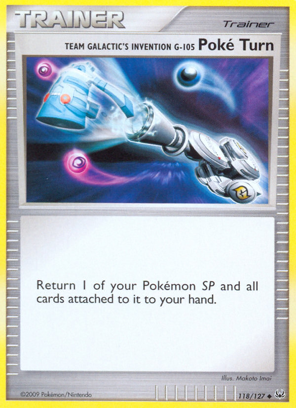 Team Galactic's Invention G-105 Poké Turn 118/127