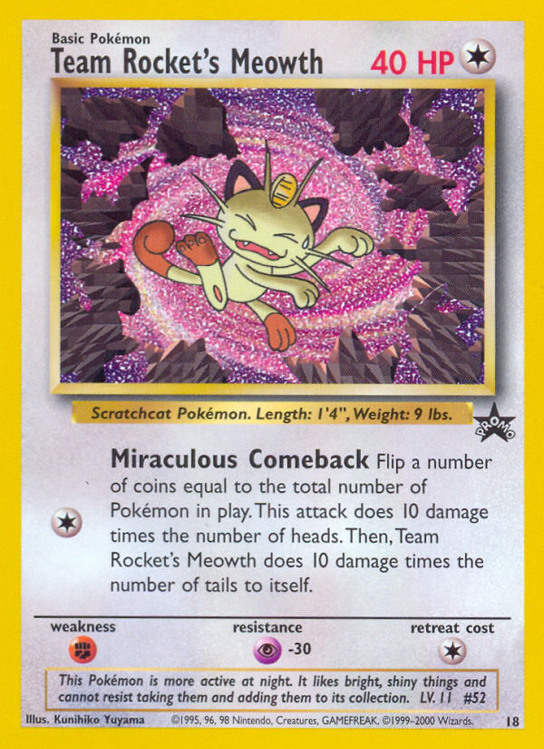 Team Rocket's Meowth 18/53