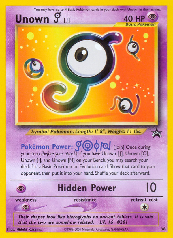 Unown J 38/53