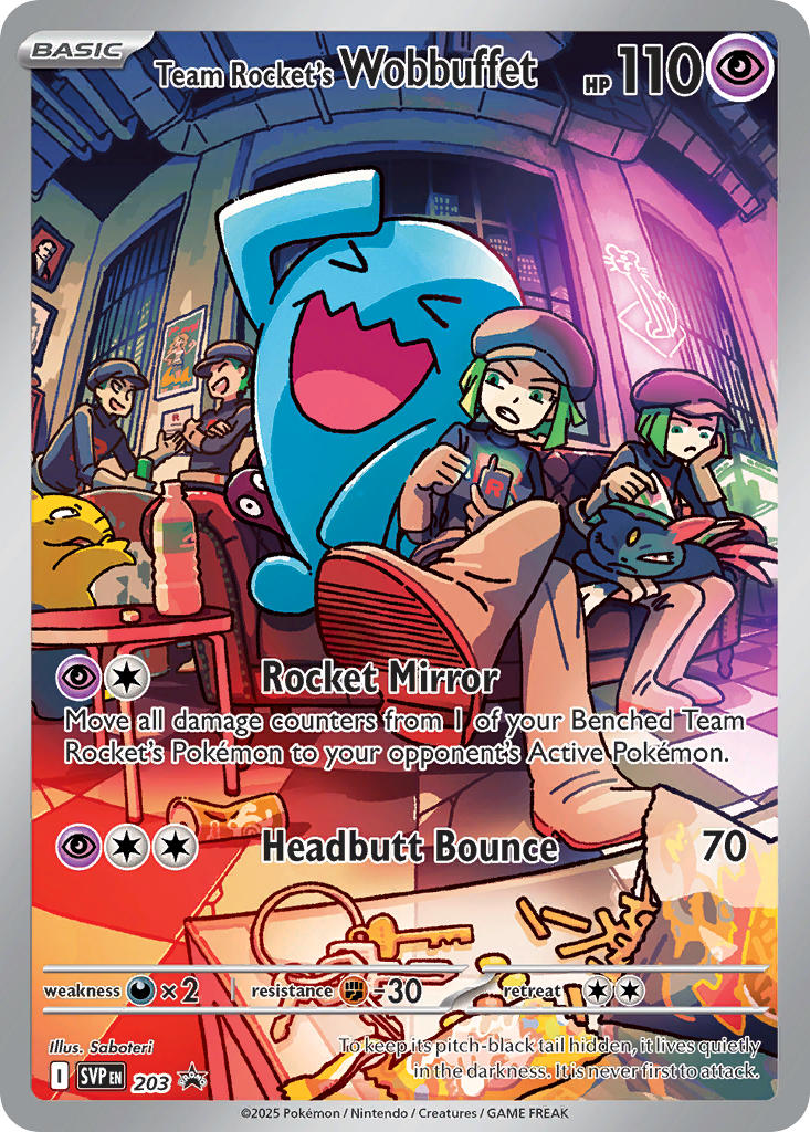 Team Rocket's Wobbuffet 203/225