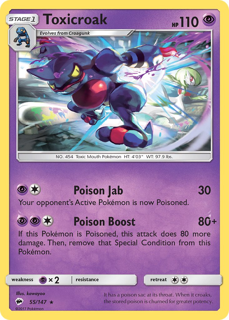 Toxicroak 55/147