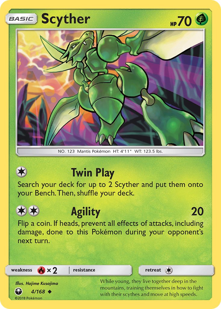 Scyther 4/168