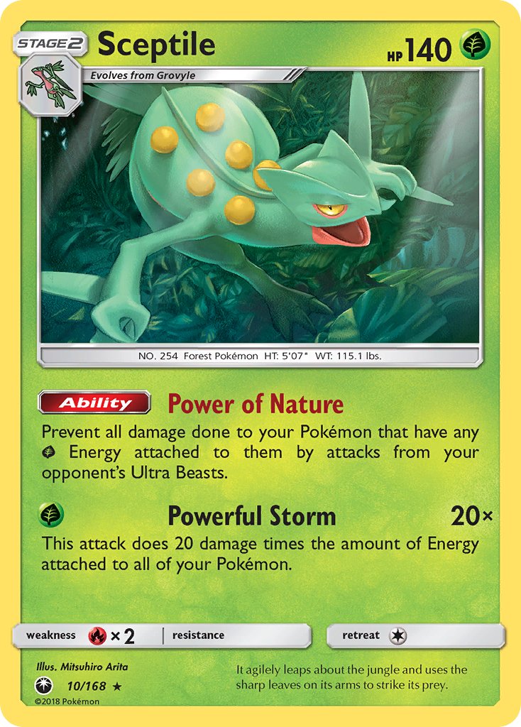 Sceptile 10/168