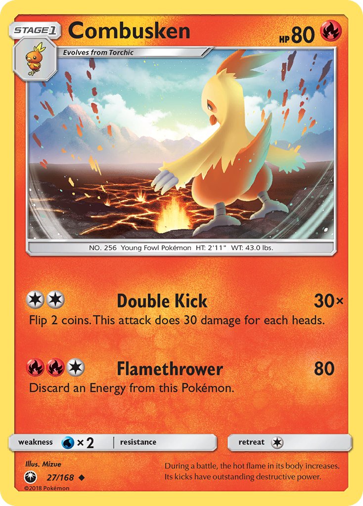Combusken 27/168