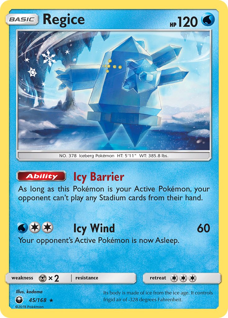 Regice 45/168