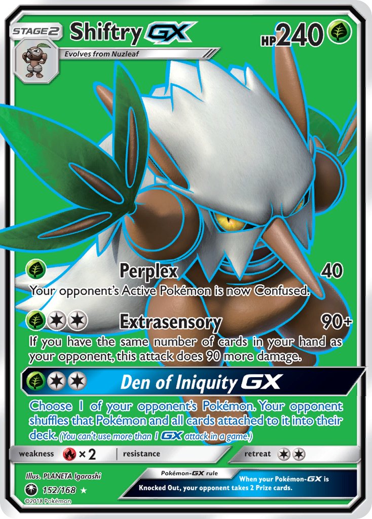 ShiftryGX 152/168
