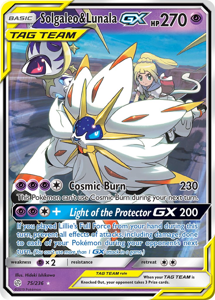 Solgaleo & LunalaTag Team GX 75/236