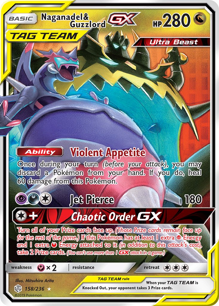 Naganadel & GuzzlordTag Team GX 158/236