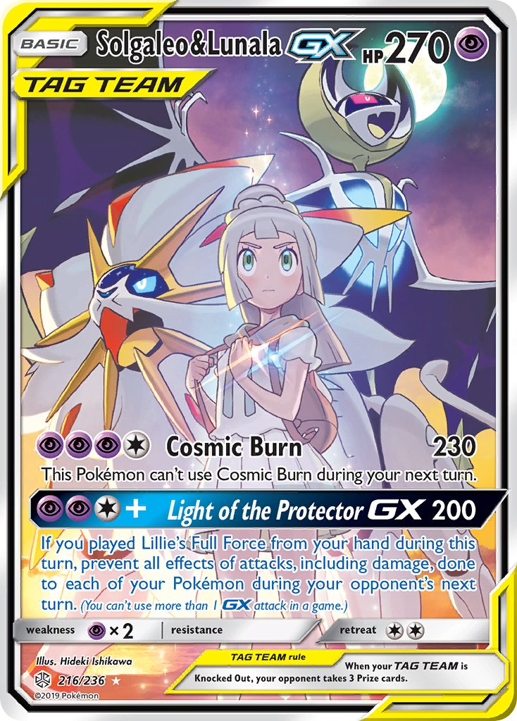 Solgaleo & LunalaTag Team GX 216/236