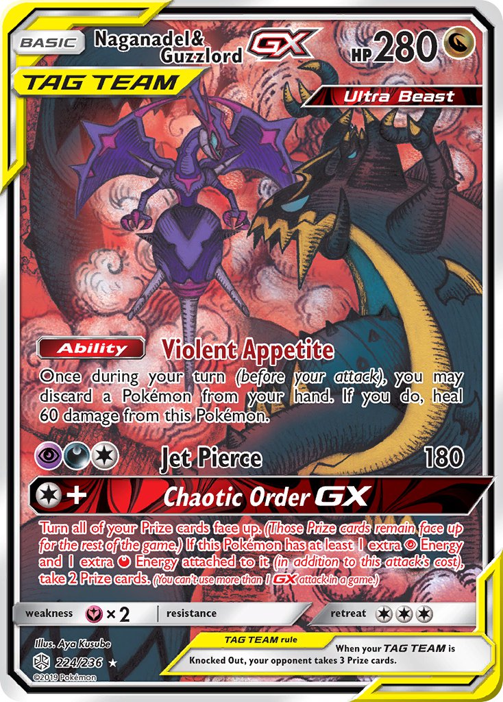 Naganadel & GuzzlordTag Team GX 224/236
