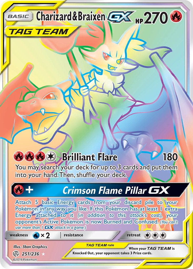 Charizard & BraixenTag Team GX 251/236