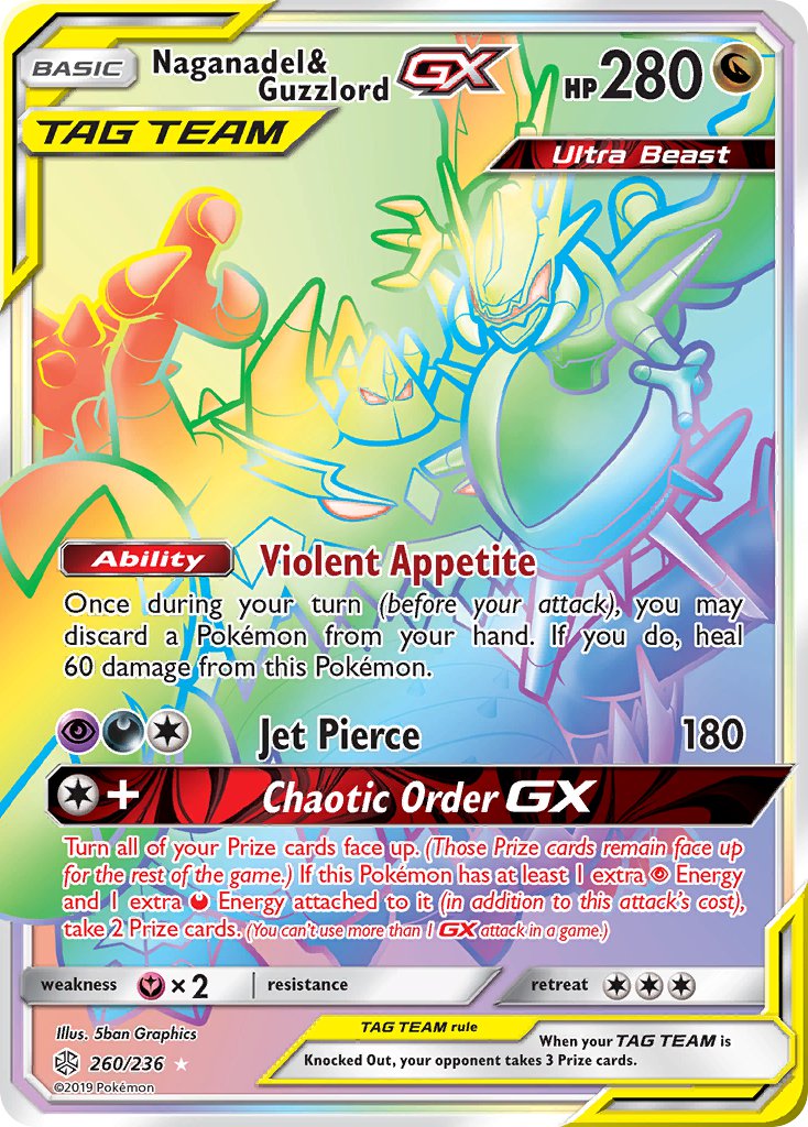 Naganadel & GuzzlordTag Team GX 260/236