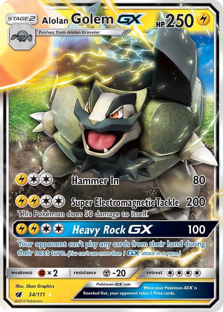 Alolan GolemGX 34/111