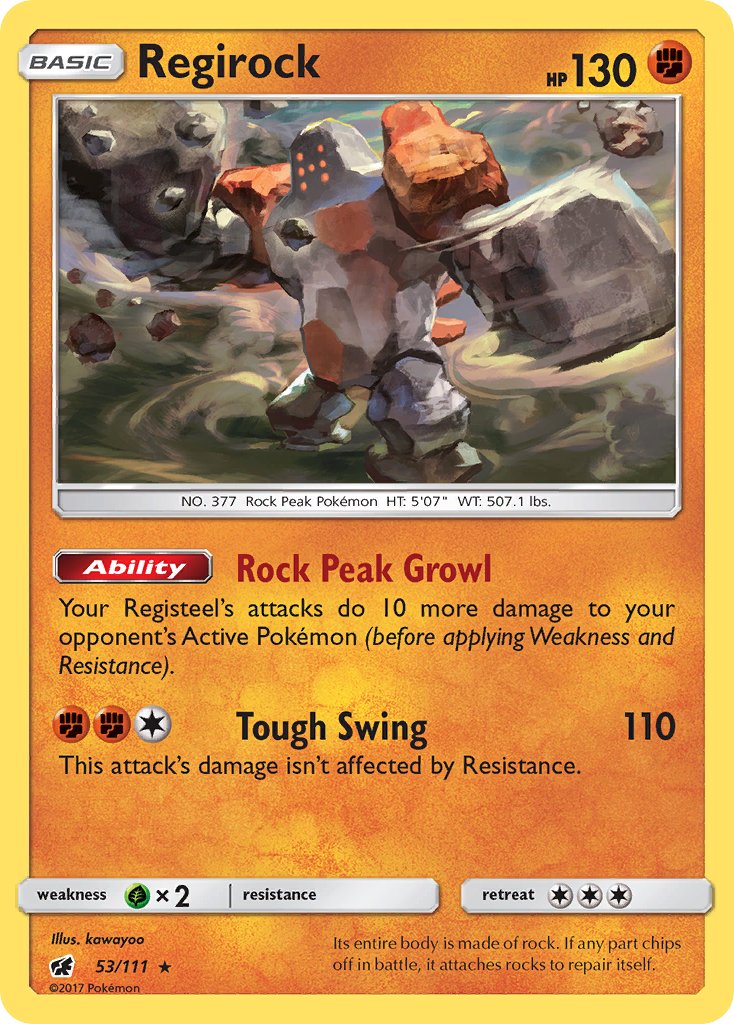 Regirock 53/111