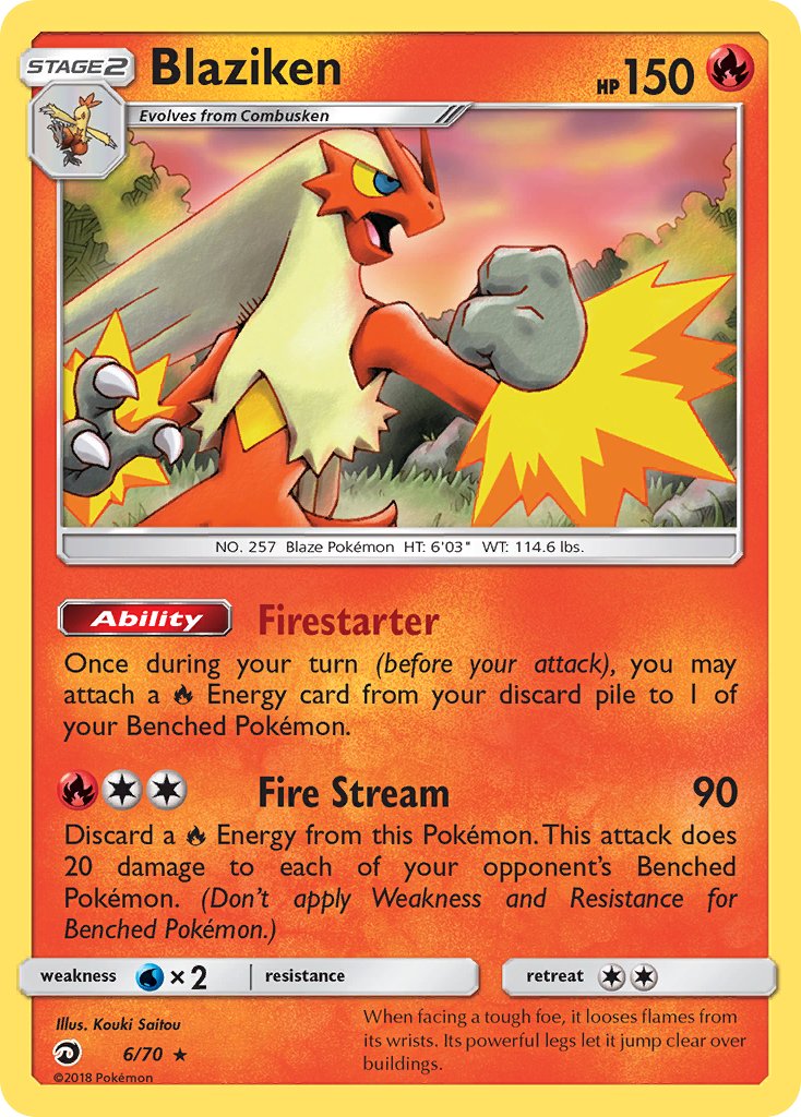 Blaziken 6/70
