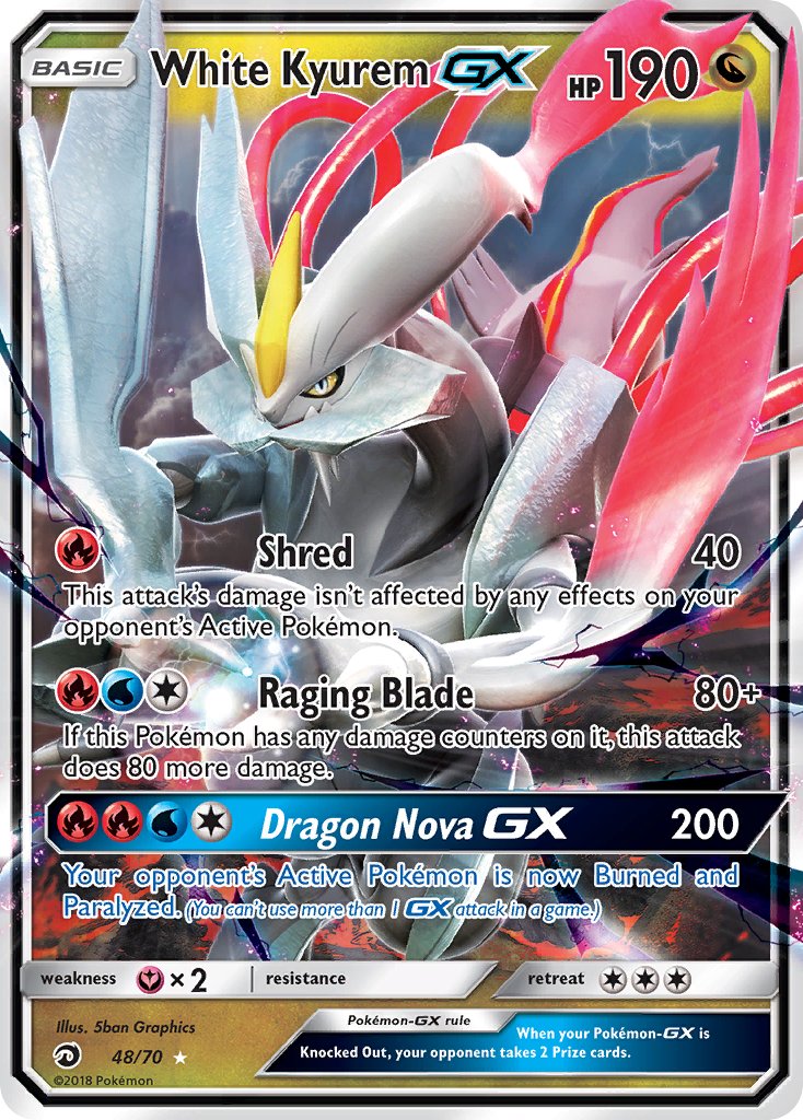 White KyuremGX 48/70